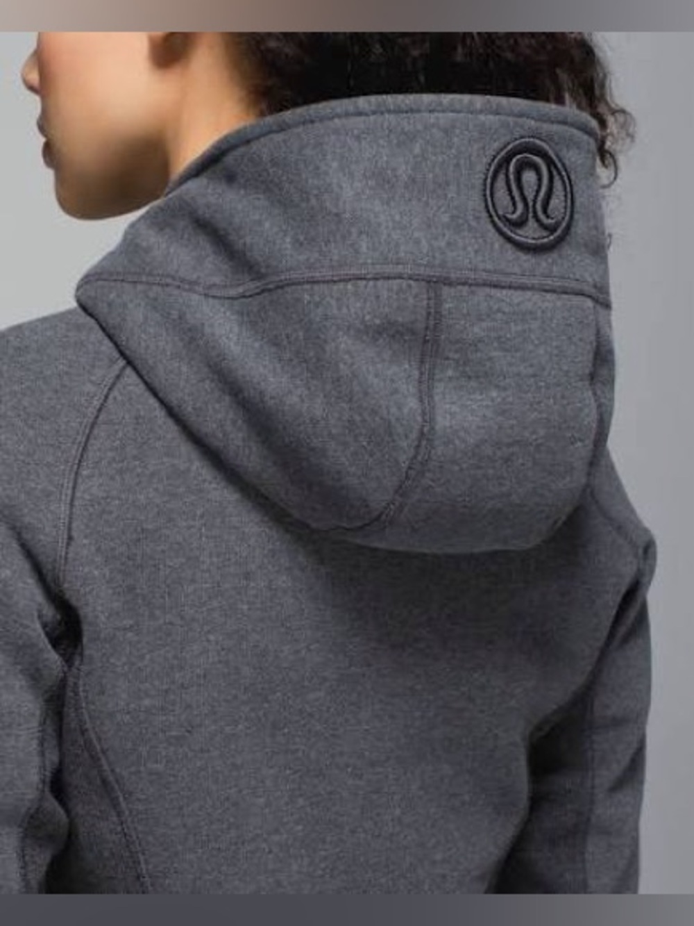 lululemon athletica Dark Gray Hooded Jacket